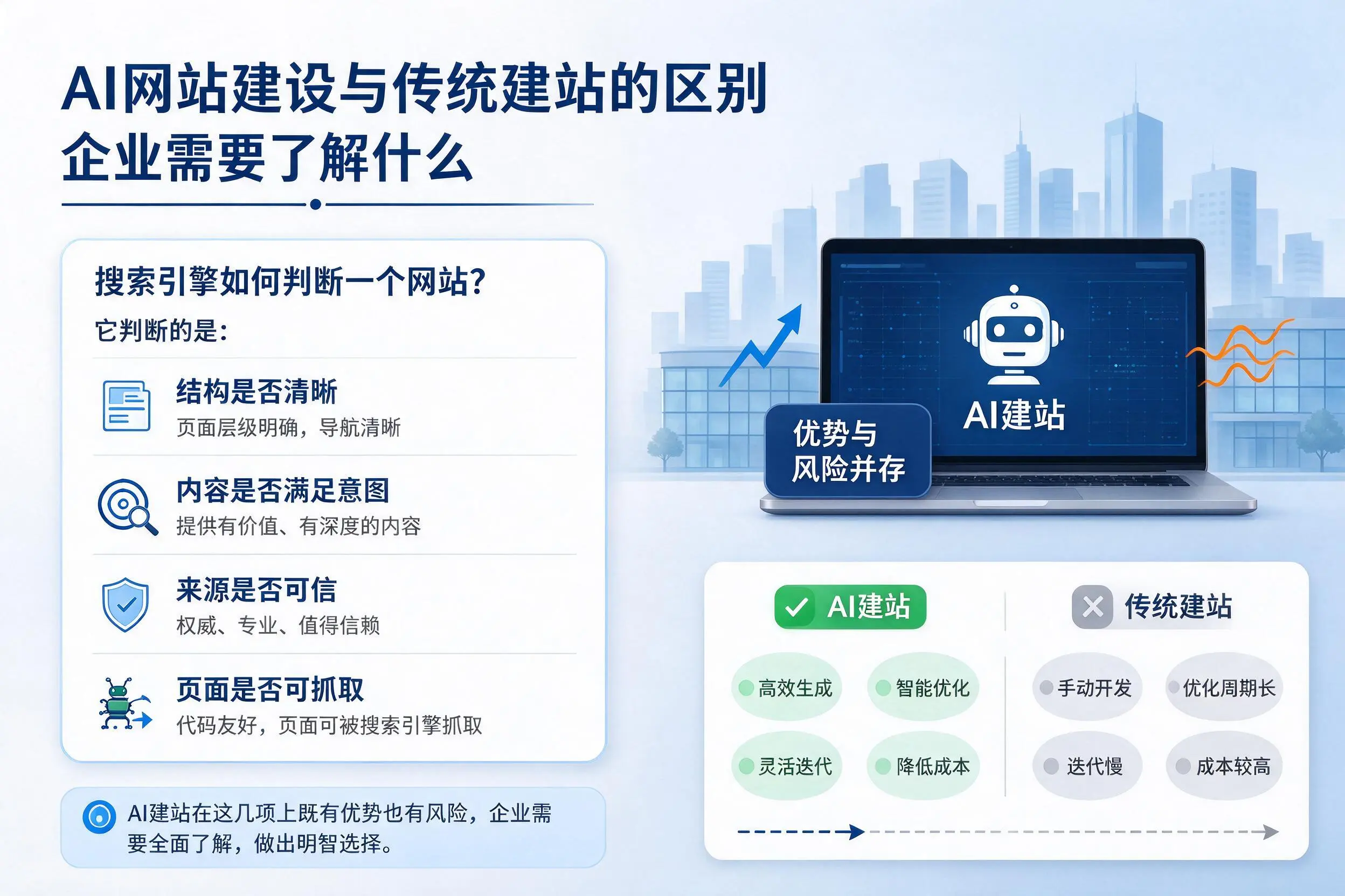 AI网站建设与传统建站的区别,海东企业需要了解什么
