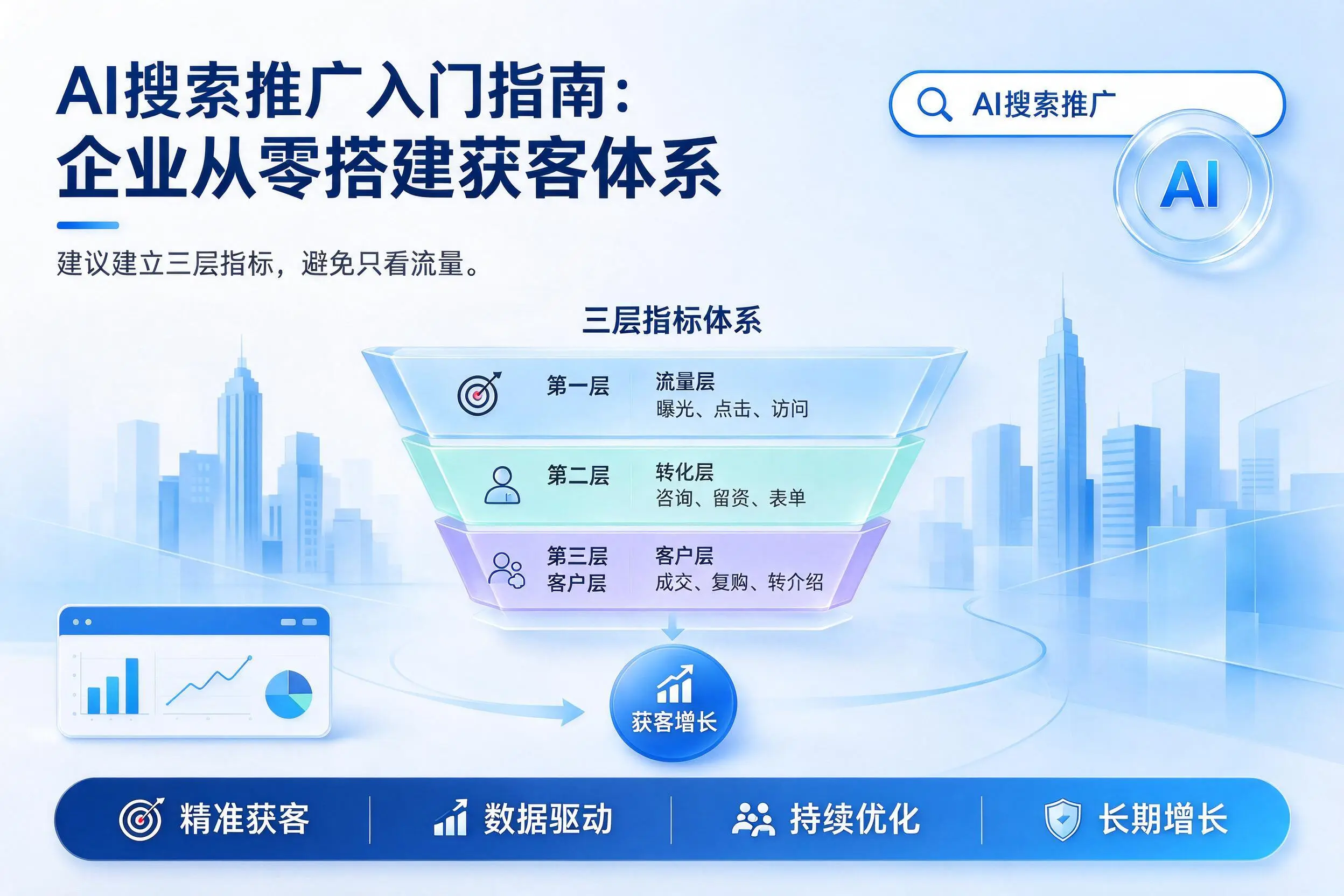 AI搜索推广入门指南：海东企业从零搭建获客体系