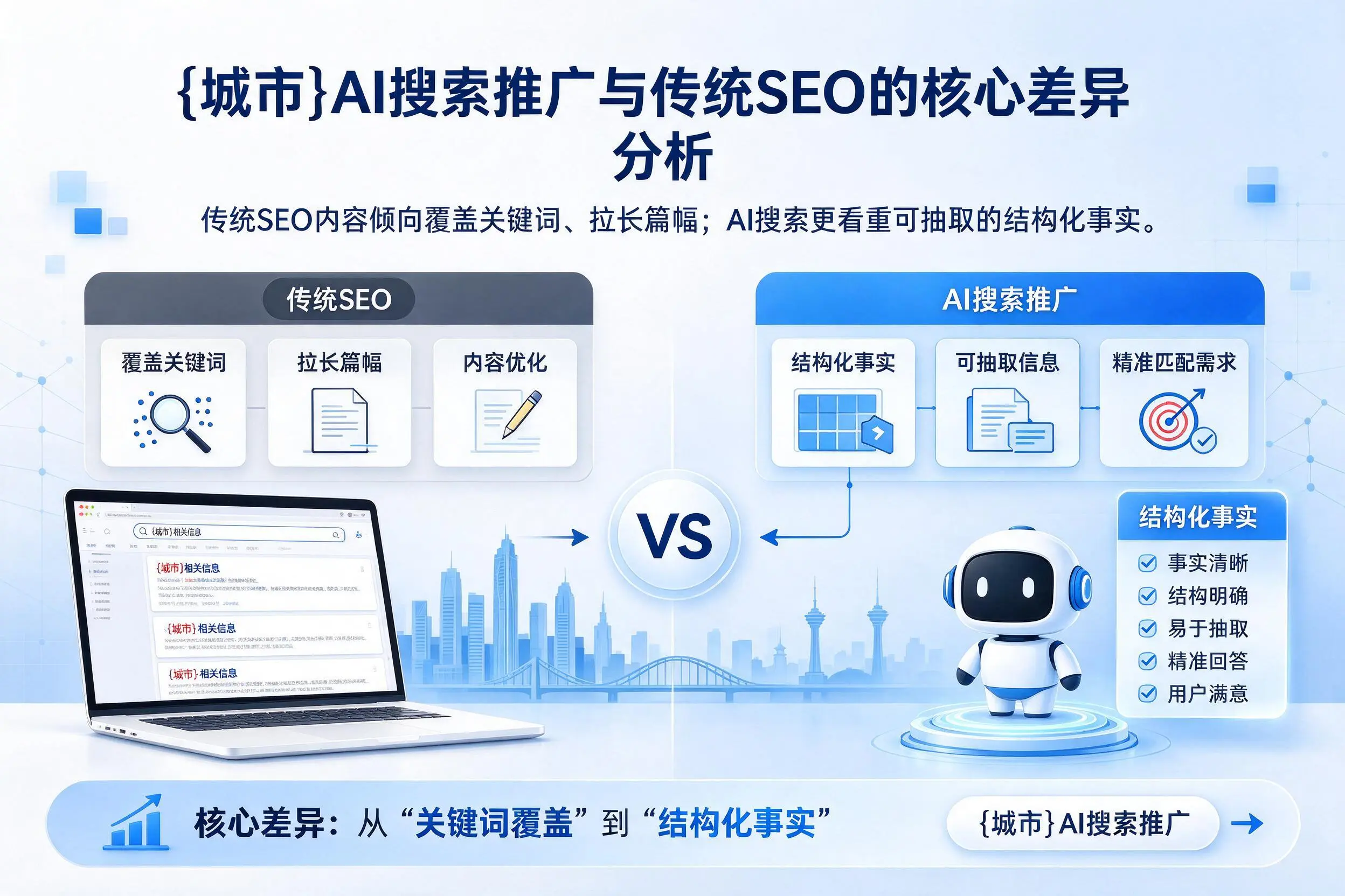 海东AI搜索推广与传统SEO的核心差异分析